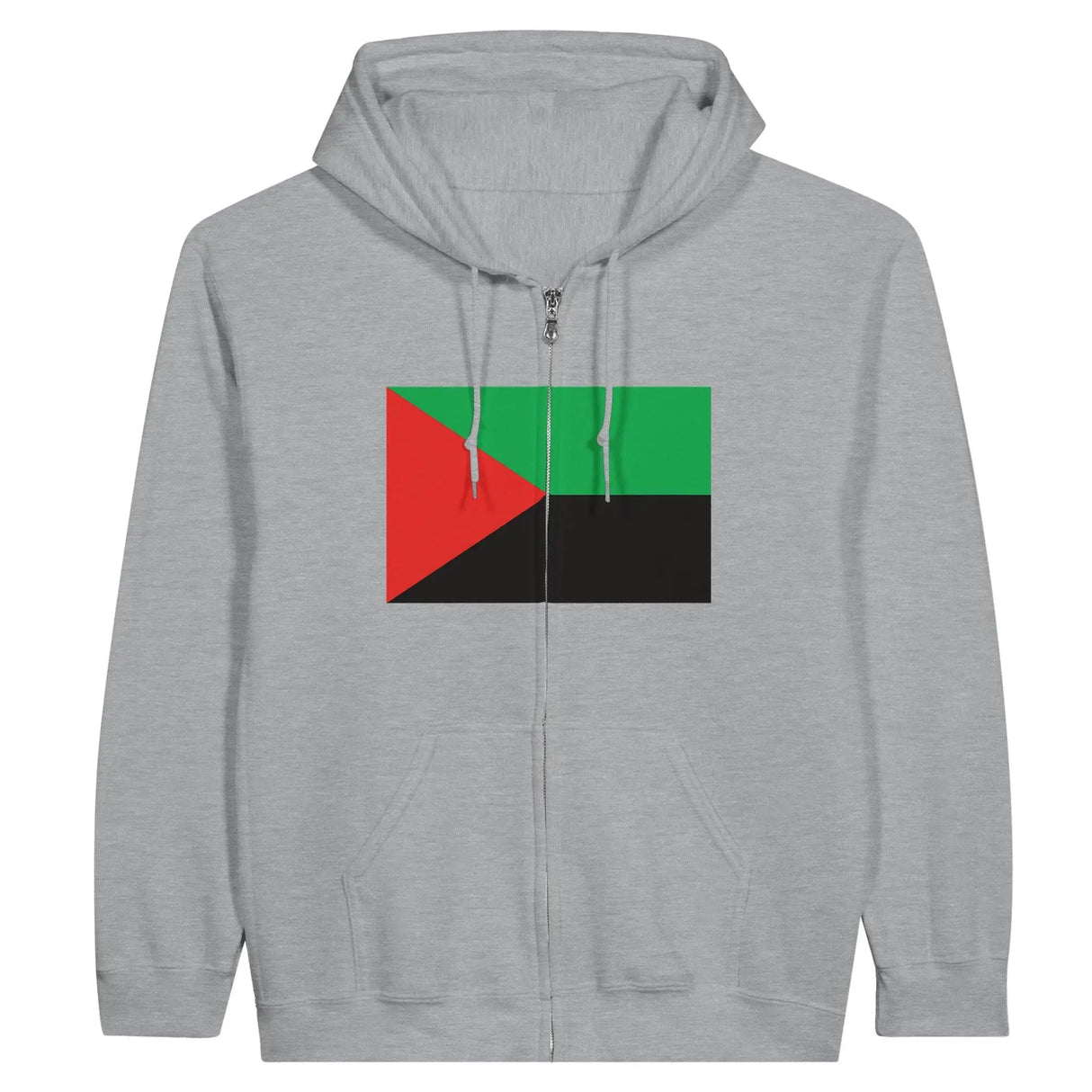 Sweat à capuche martinique coton mélangé fermeture éclair