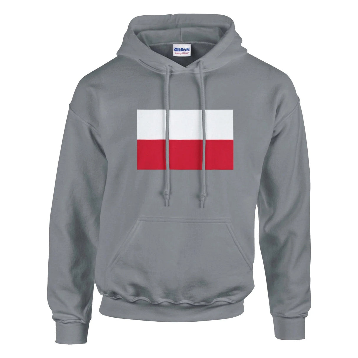 Sweat à capuche pologne coton mélangé broderie patriotique