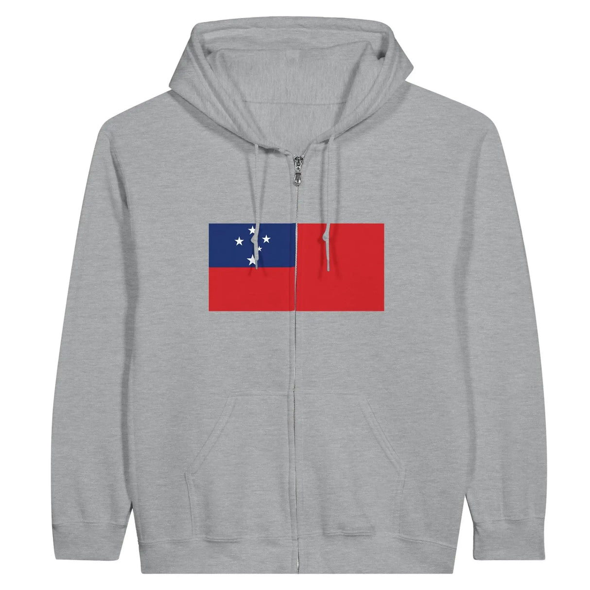 Sweat à capuche samoa coton mélangé broderie confort optimal