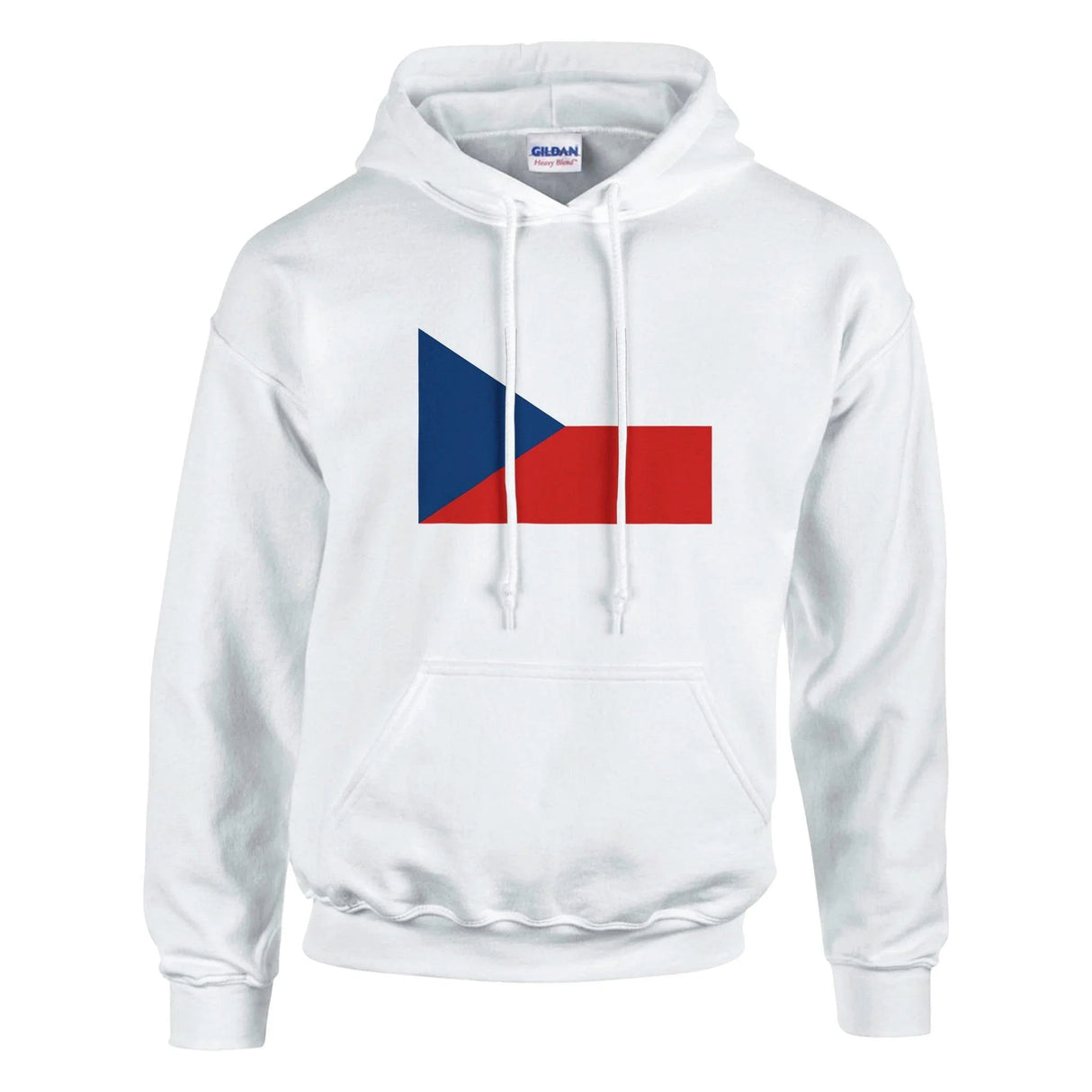 Sweat à capuche tchéquie coton mélangé brodé confortable