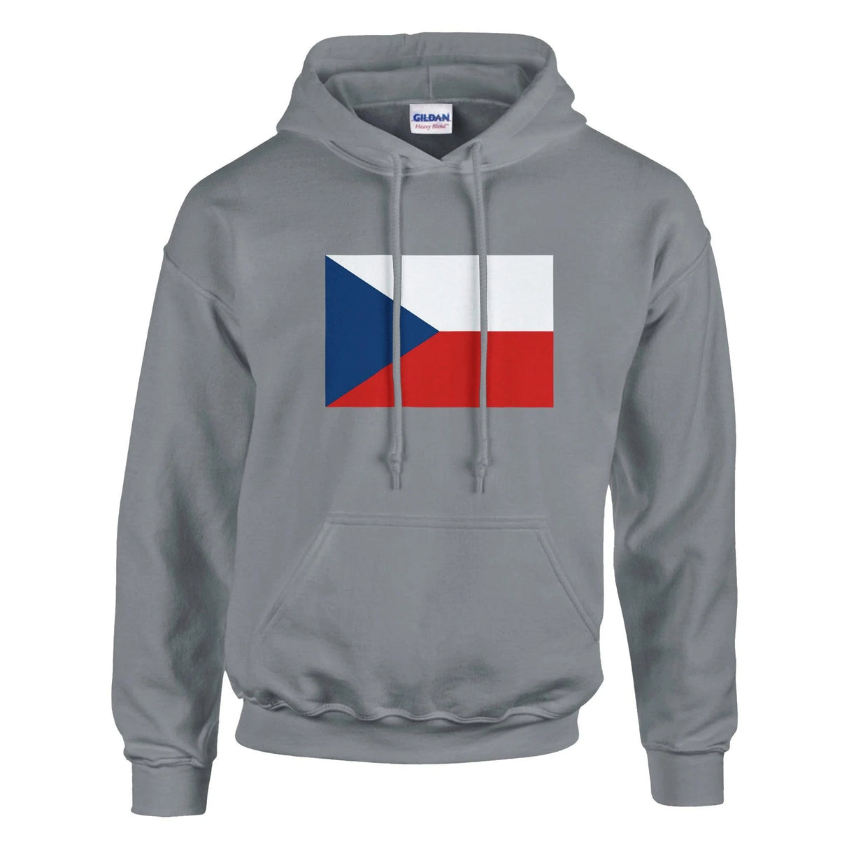 Sweat à capuche tchéquie coton mélangé brodé confortable