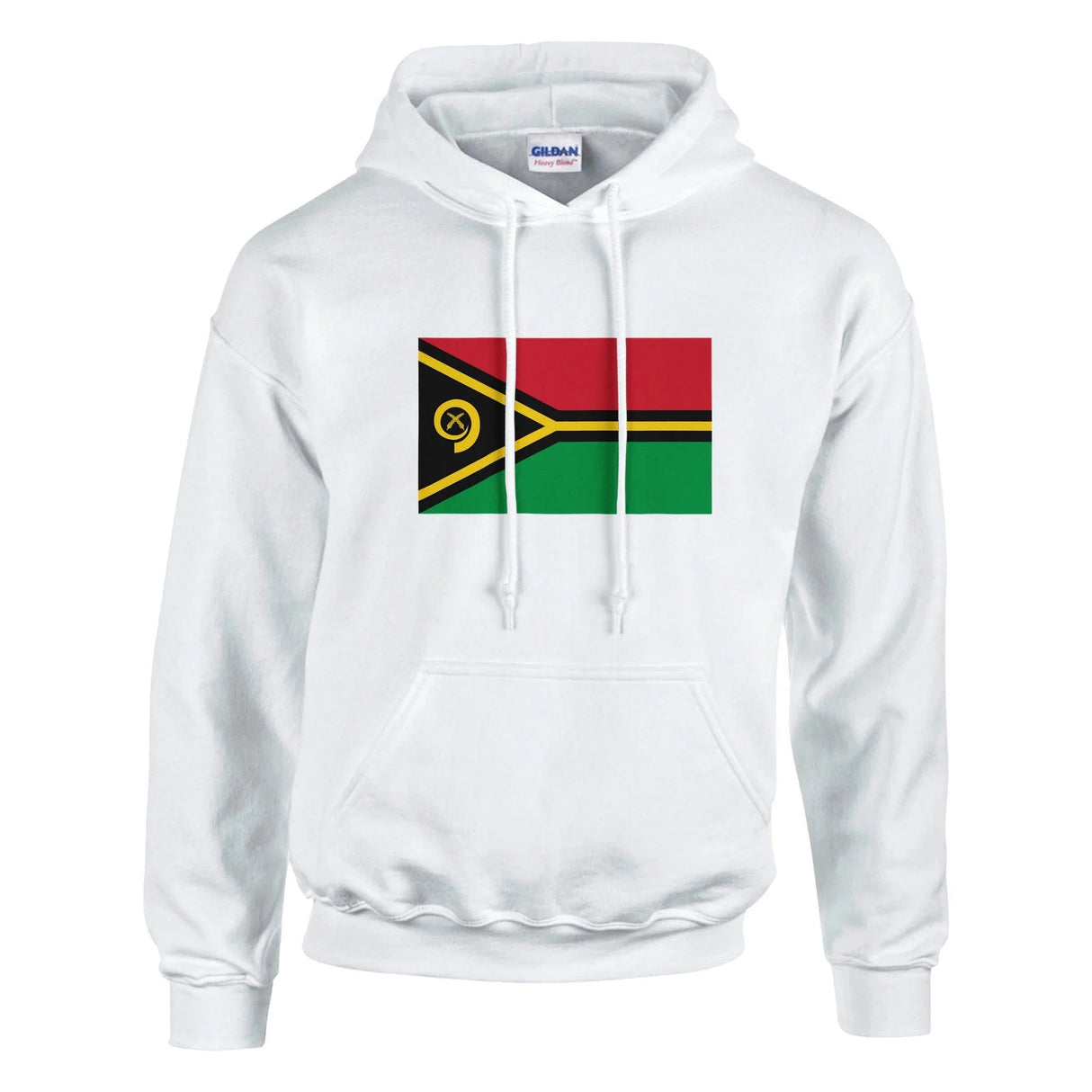 Sweat à capuche vanuatu coton mélangé broderie couleur