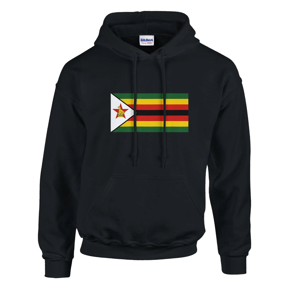 Sweat à capuche zimbabwe coton mélangé aux couleurs vives