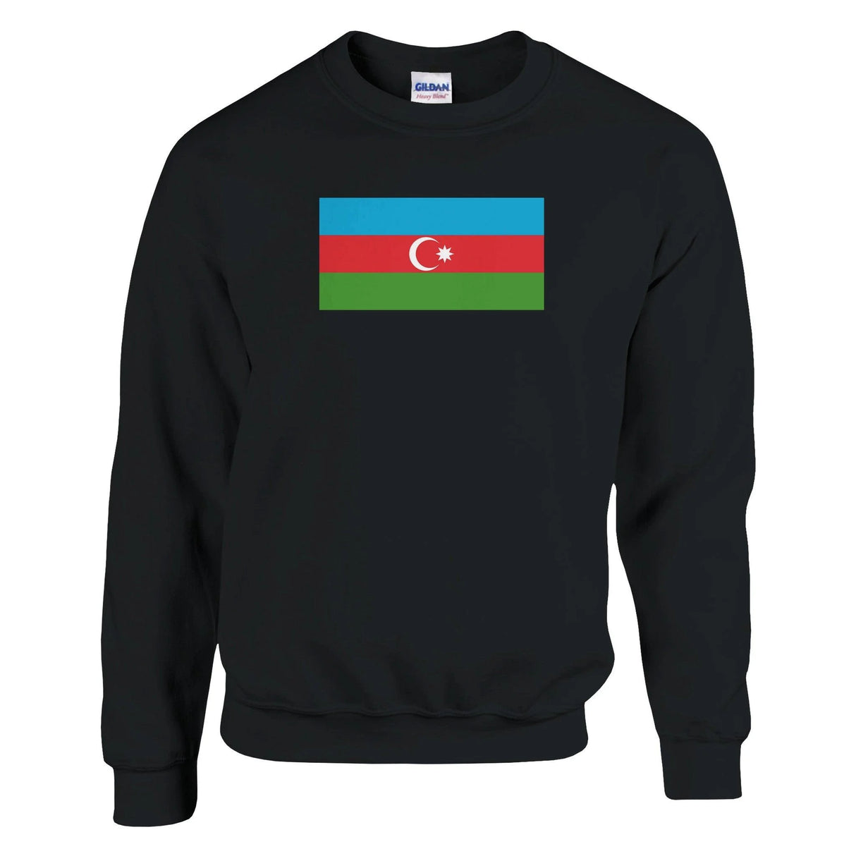Sweat-shirt azerbaïdjan coton mélangé brodé couleurs