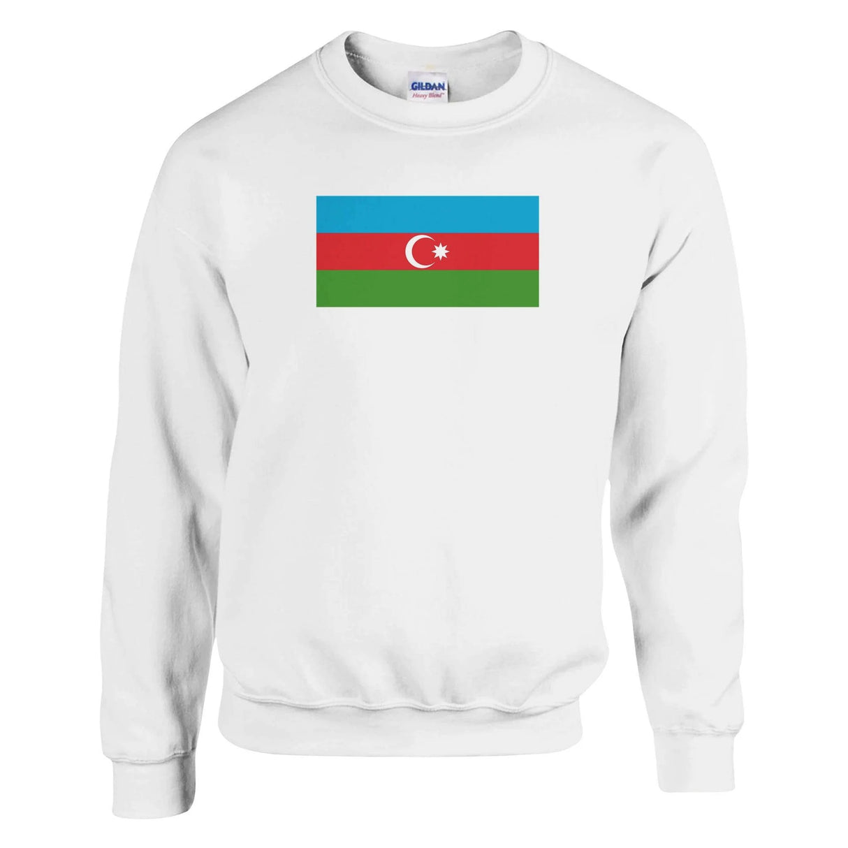 Sweat-shirt azerbaïdjan coton mélangé brodé couleurs