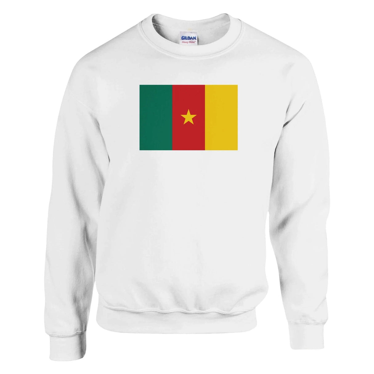 Sweat-shirt cameroun coton mélangé brodé doux confortable