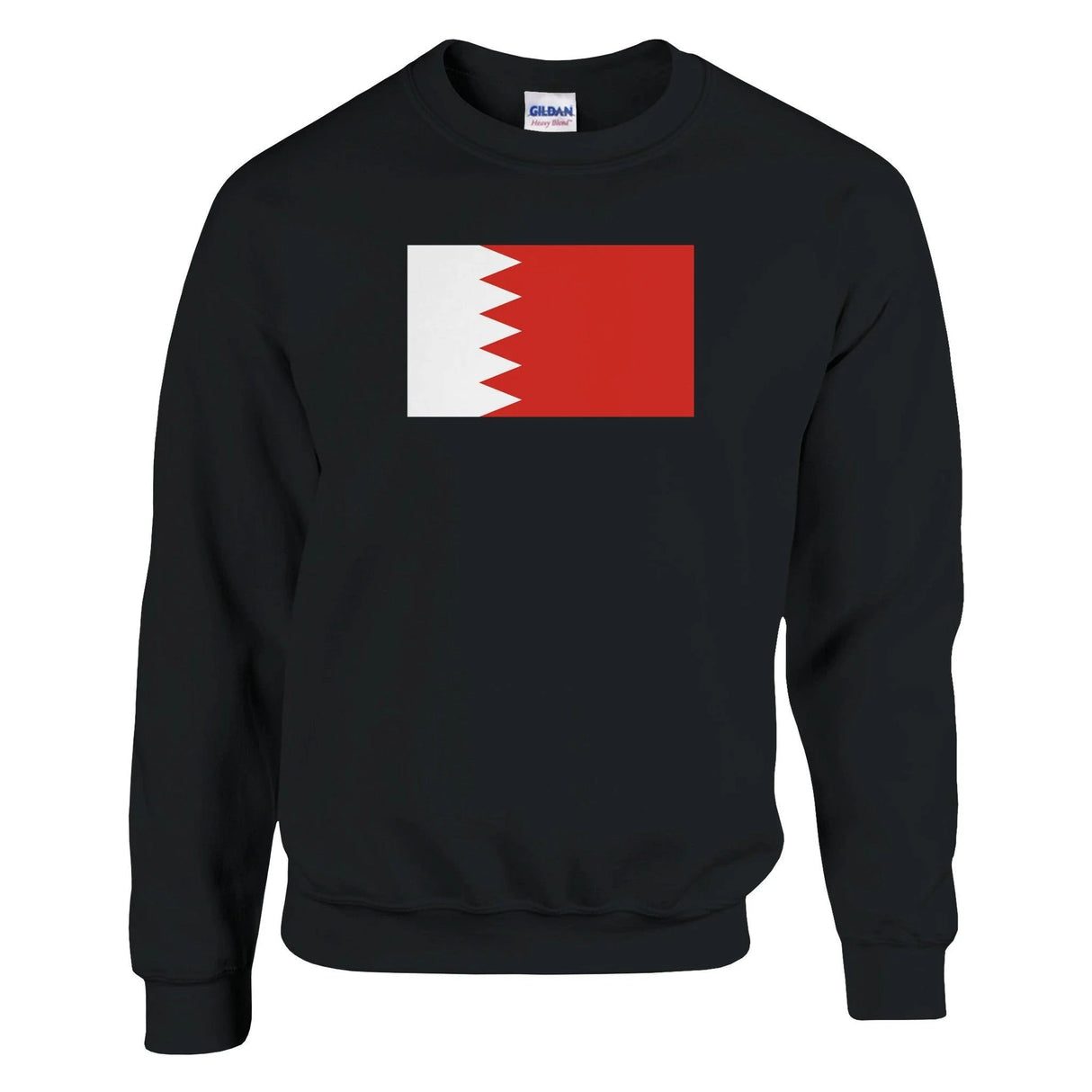 Sweat-shirt drapeau bahreïn coton mélangé broderie