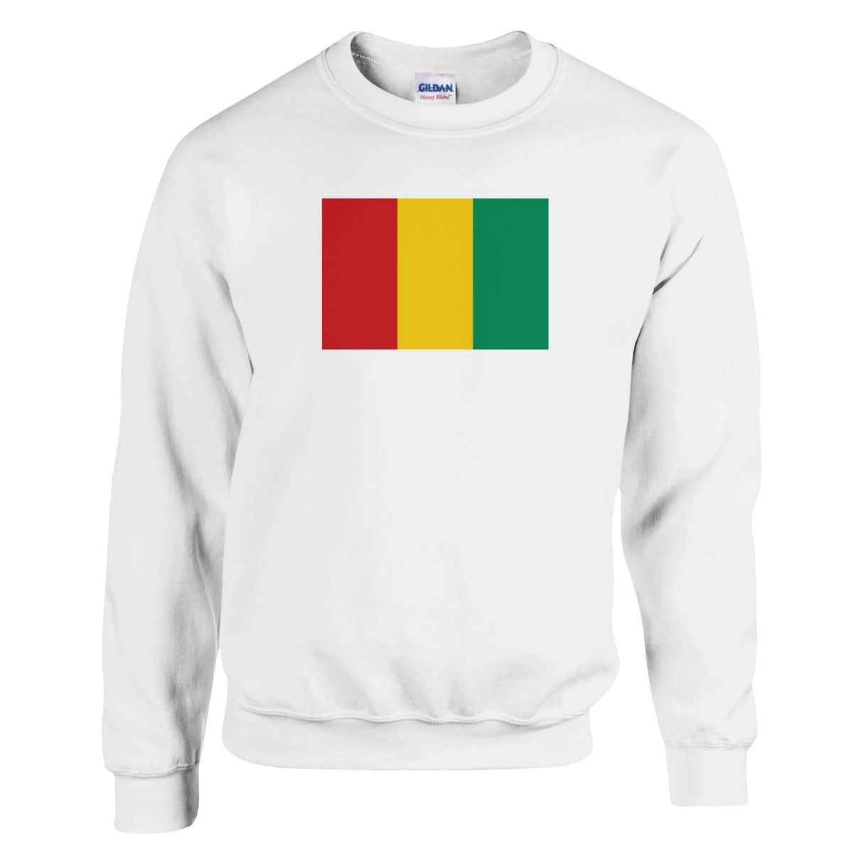 Sweat-shirt drapeau guinée coton mélangé broderie