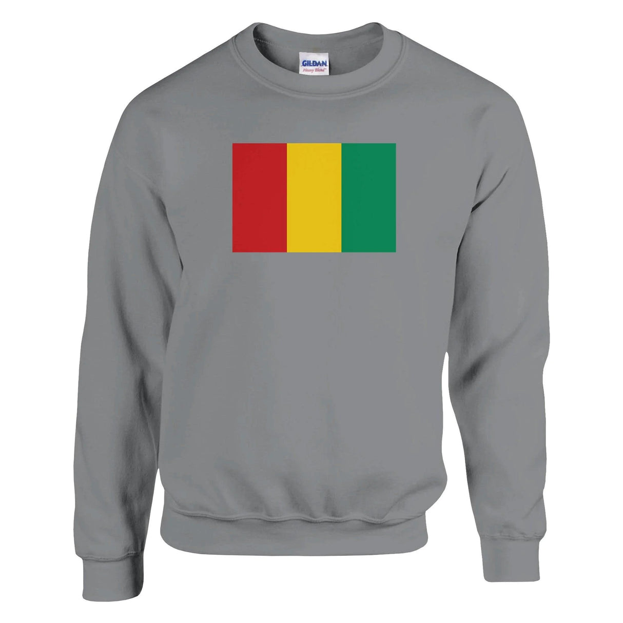 Sweat-shirt drapeau guinée coton mélangé broderie