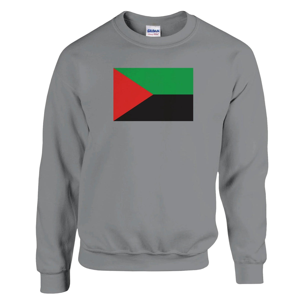 Sweat-shirt drapeau martinique coton mélangé brodé doux