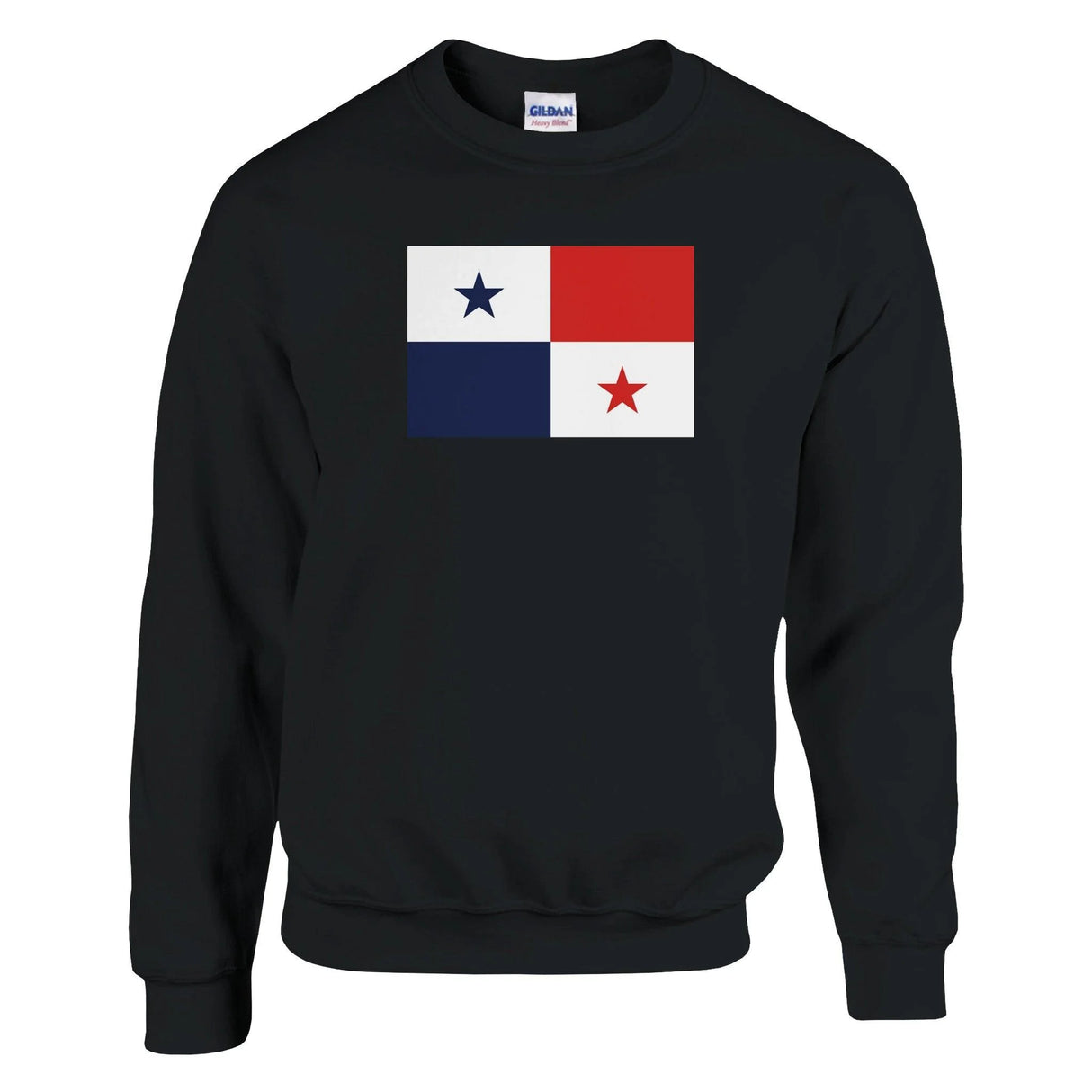 Sweat-shirt drapeau panama coton mélangé brodé doux
