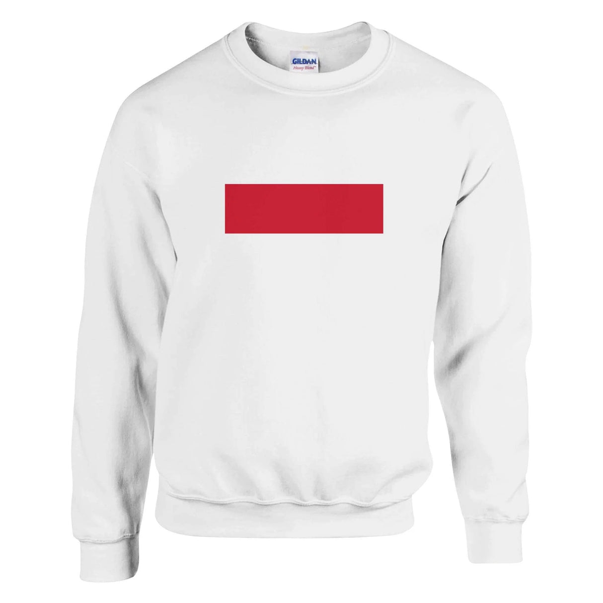 Sweat-shirt drapeau pologne coton mélangé brodé doux