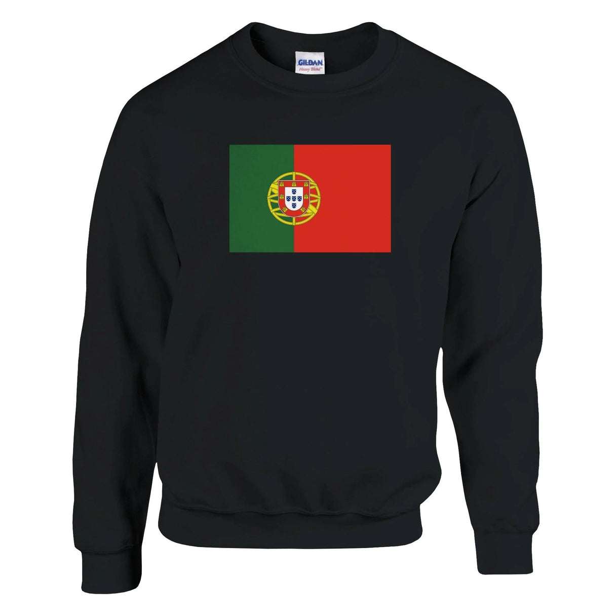 Sweat-shirt drapeau portugal coton mélangé confortable