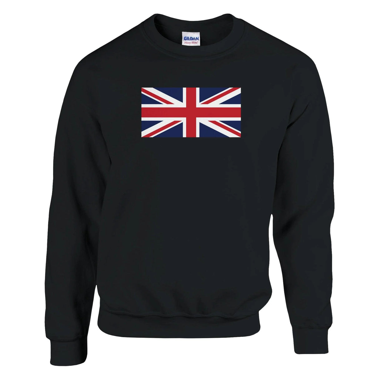 Sweat-shirt drapeau royaume-uni coton mélangé doux