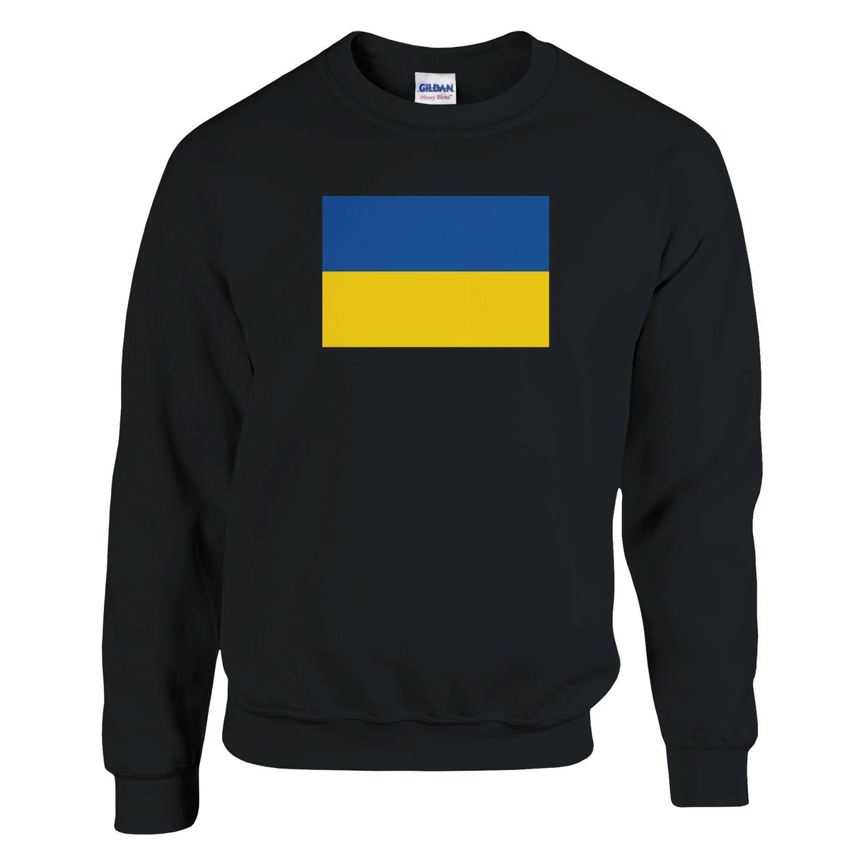 Sweat-shirt drapeau ukraine coton mélangé imprimé doux