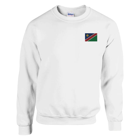 Sweat-shirt namibie broderie couleur en coton mélangé