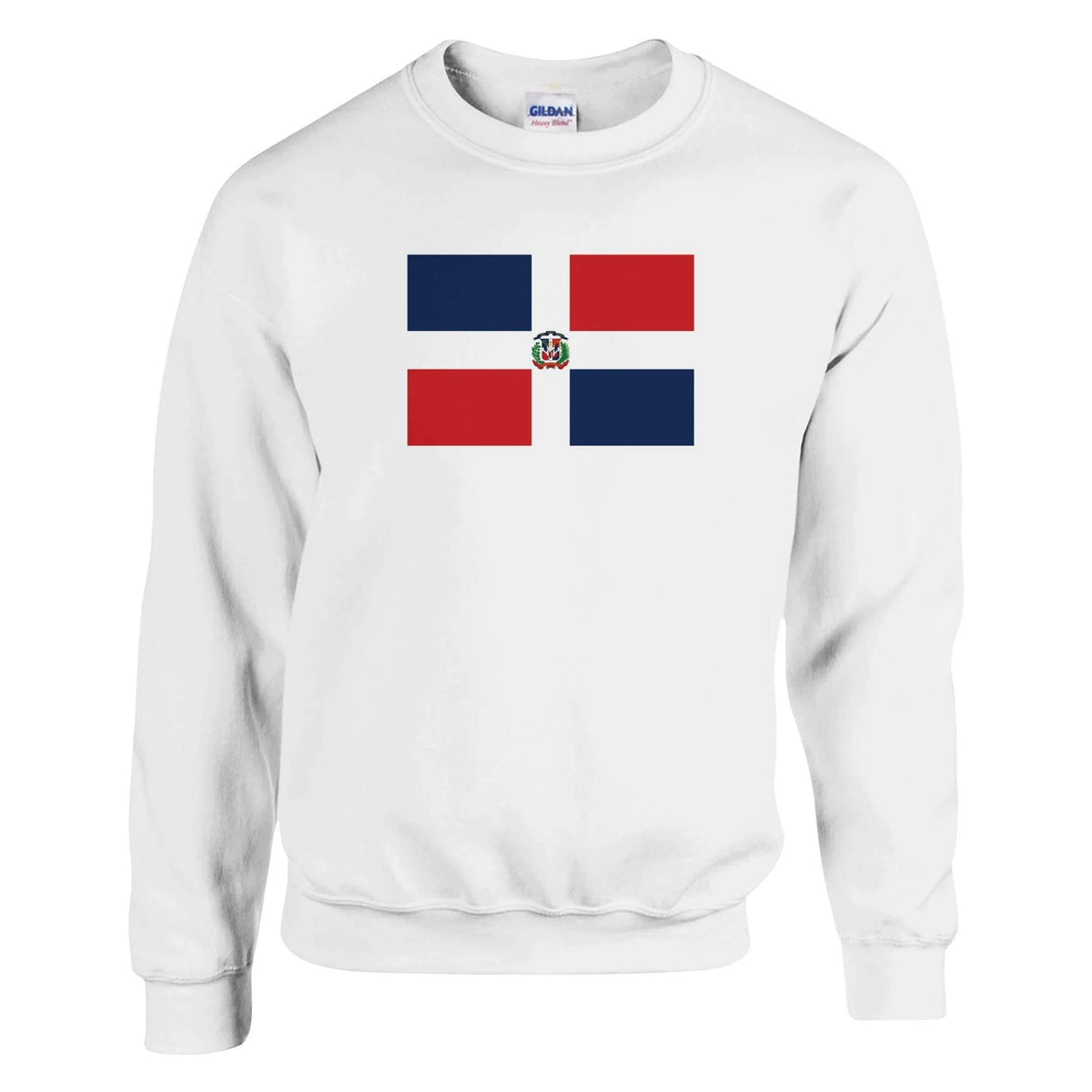 Sweat-shirt république dominicaine coton mélangé brodé