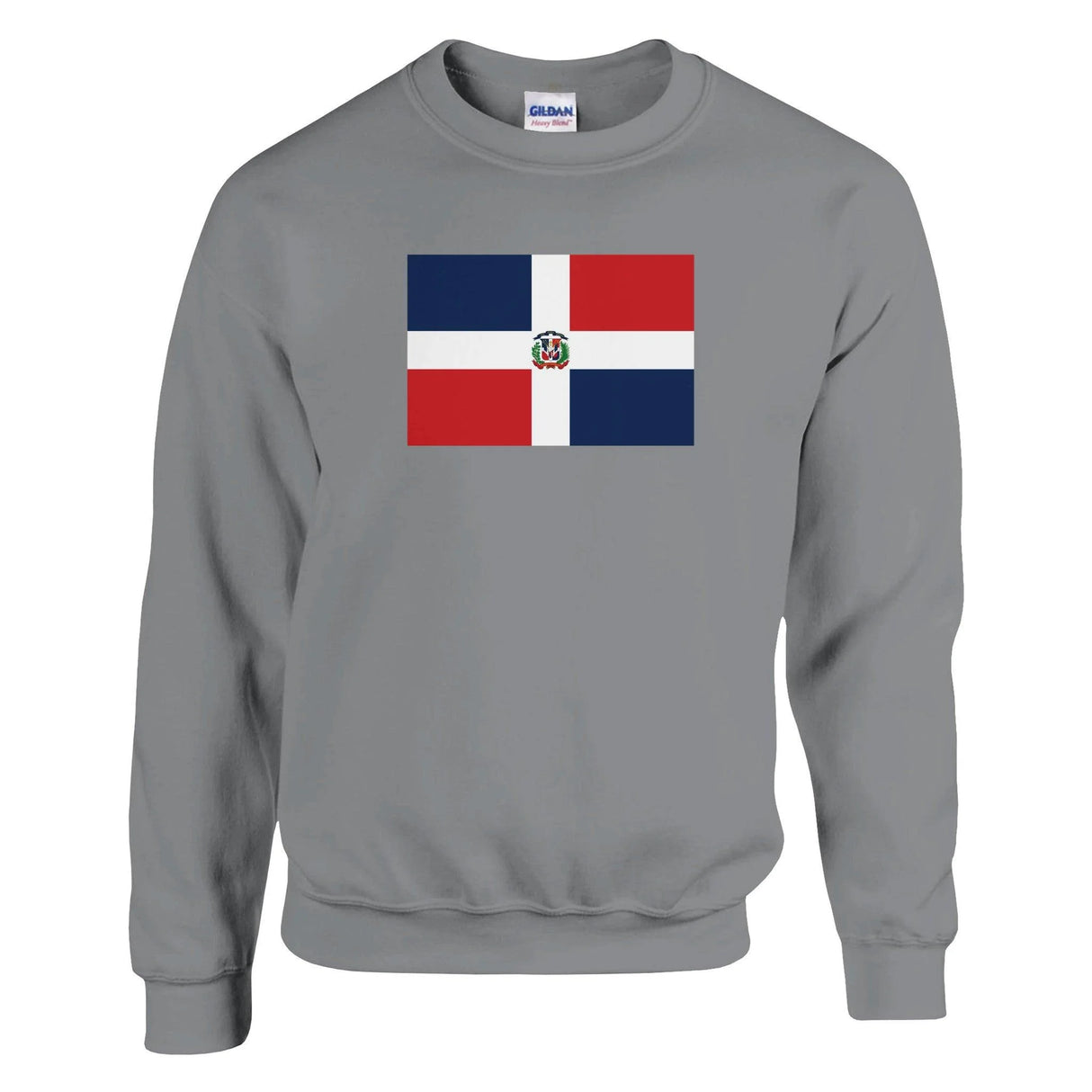 Sweat-shirt république dominicaine coton mélangé brodé