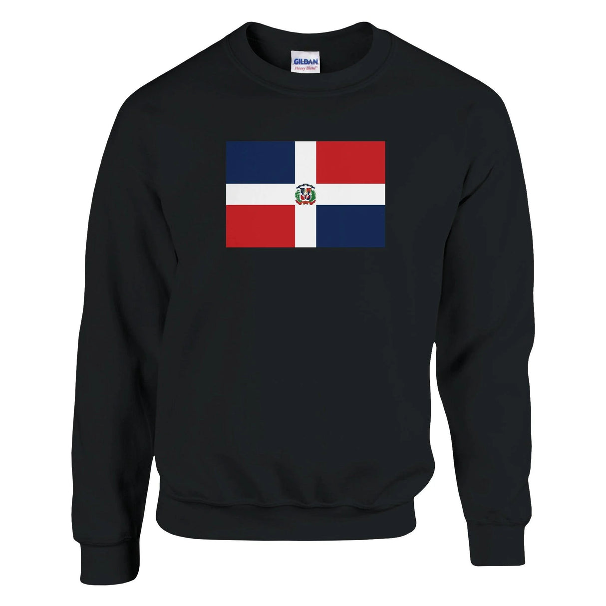 Sweat-shirt république dominicaine coton mélangé brodé