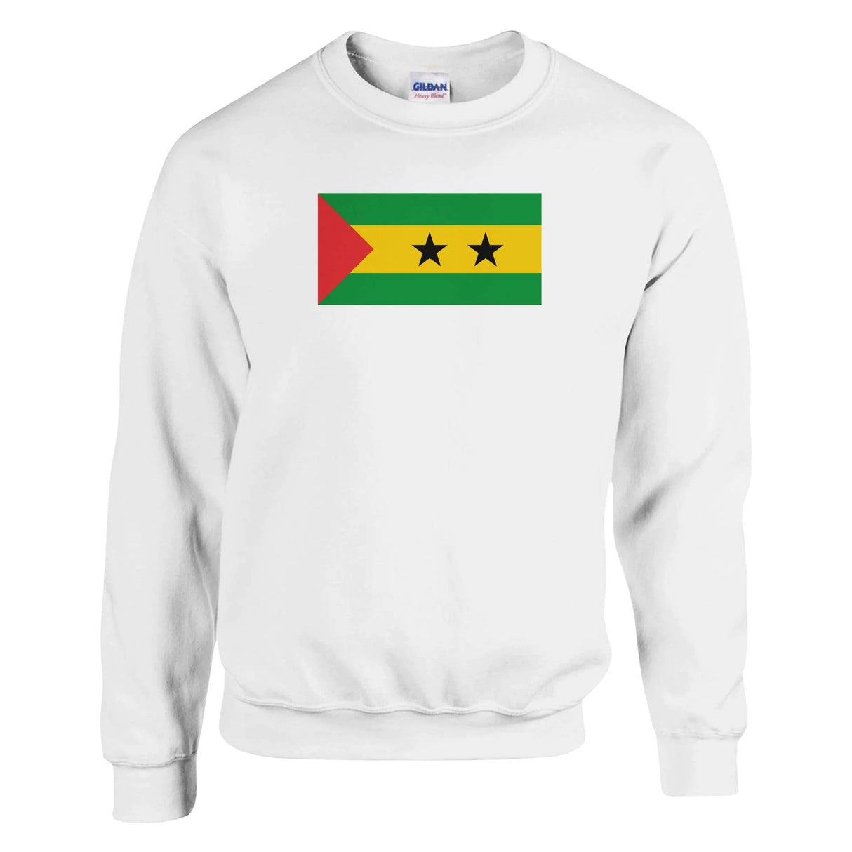 Sweat-shirt sao tomé-et-principe coton mélangé brodé