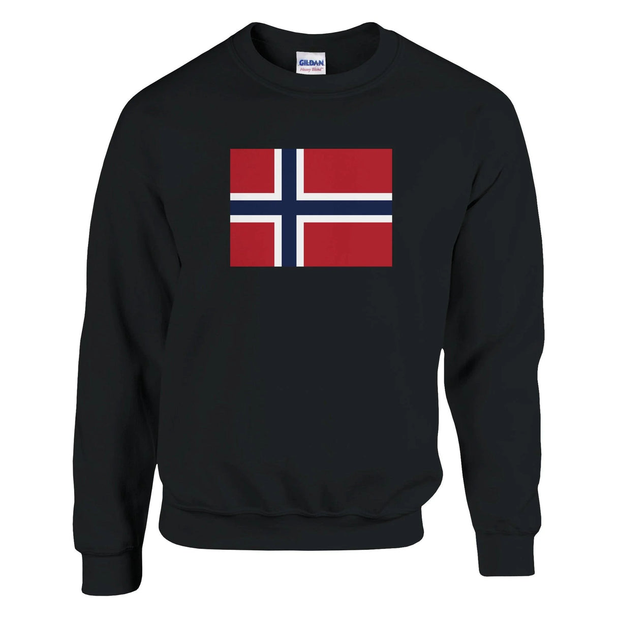 Sweat-shirt svalbard jan mayen coton mélangé brodé