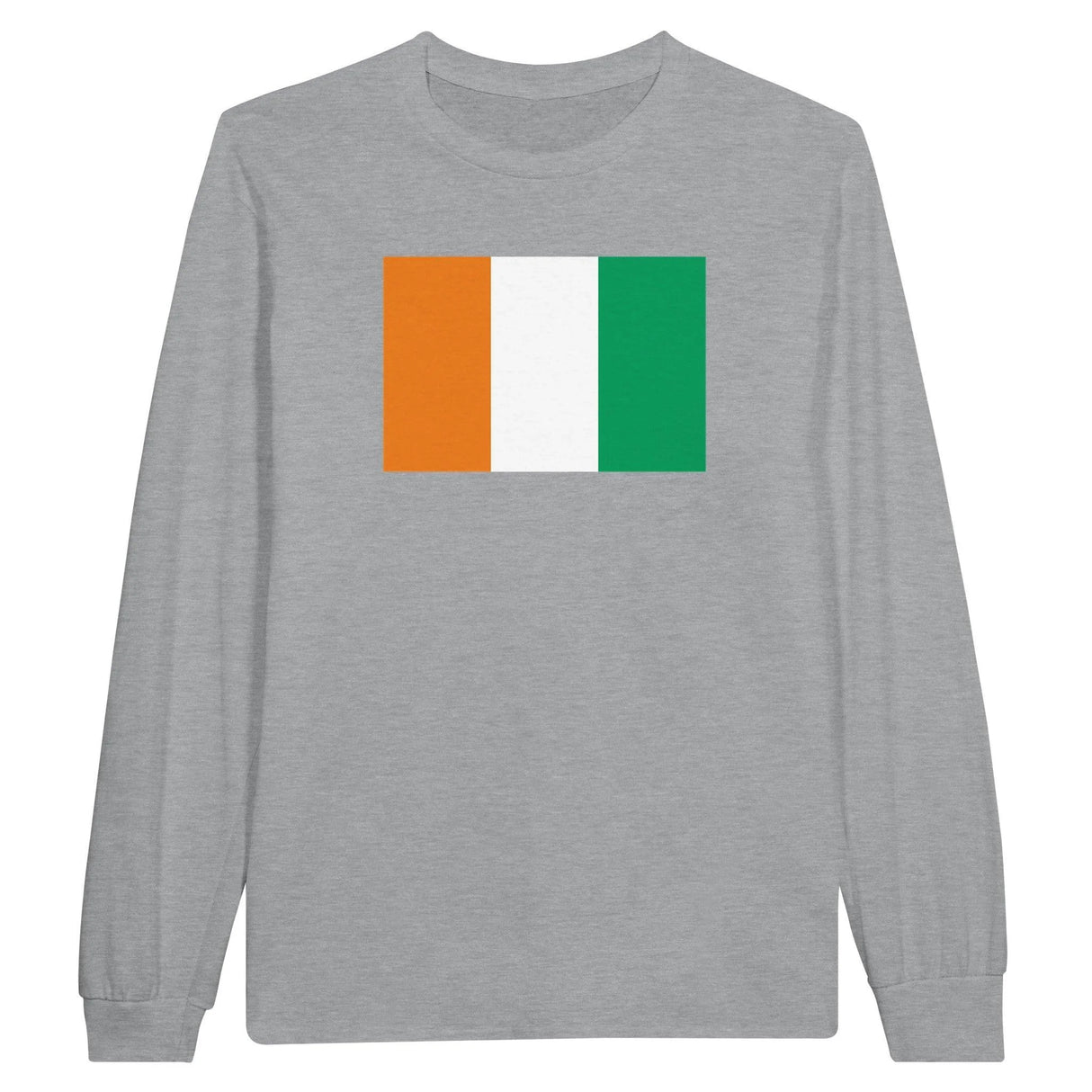 T-shirt à manches longues côte d’ivoire coton mélangé