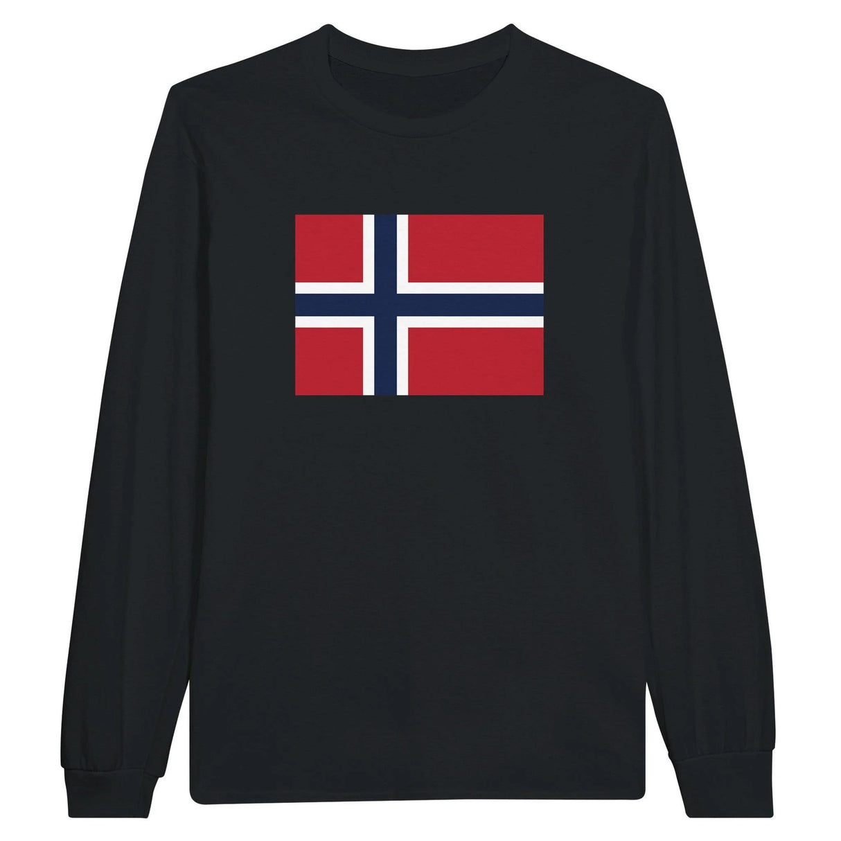 T-shirt à manches longues drapeau svalbard coton mélangé