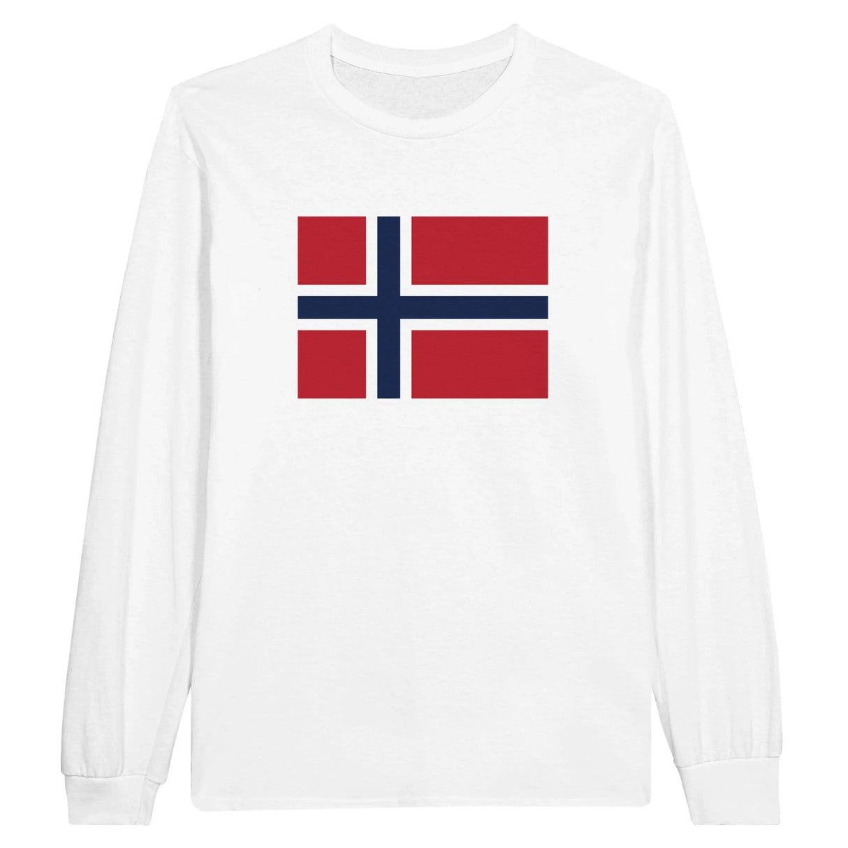 T-shirt à manches longues drapeau svalbard coton mélangé