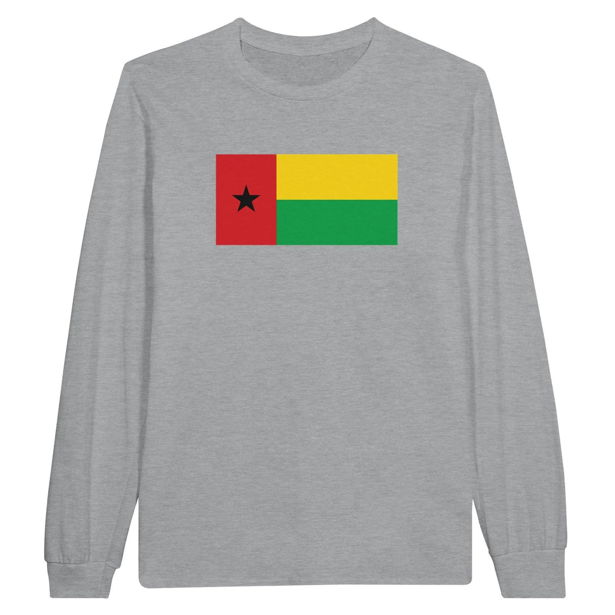 T-shirt à manches longues guinée-bissau coton mélangé