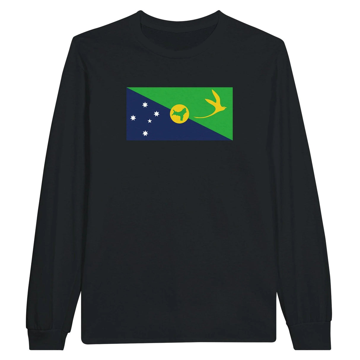 T-shirt à manches longues île christmas coton mélangé