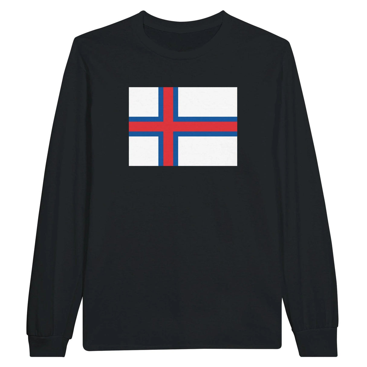 T-shirt à manches longues îles féroé coton mélangé