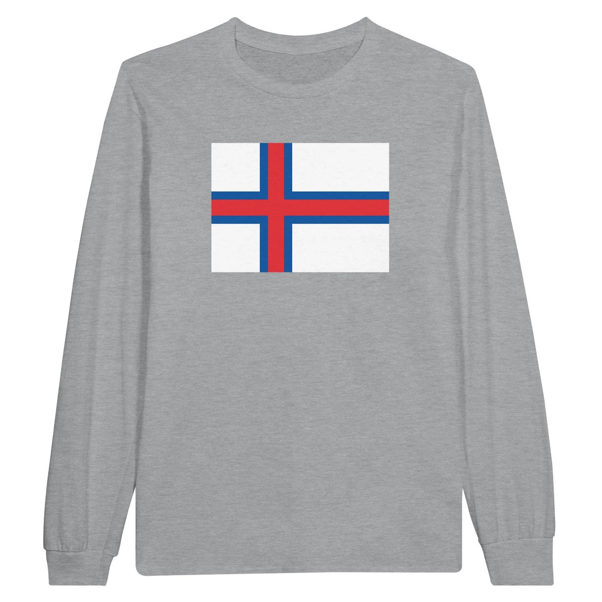 T-shirt à manches longues îles féroé coton mélangé