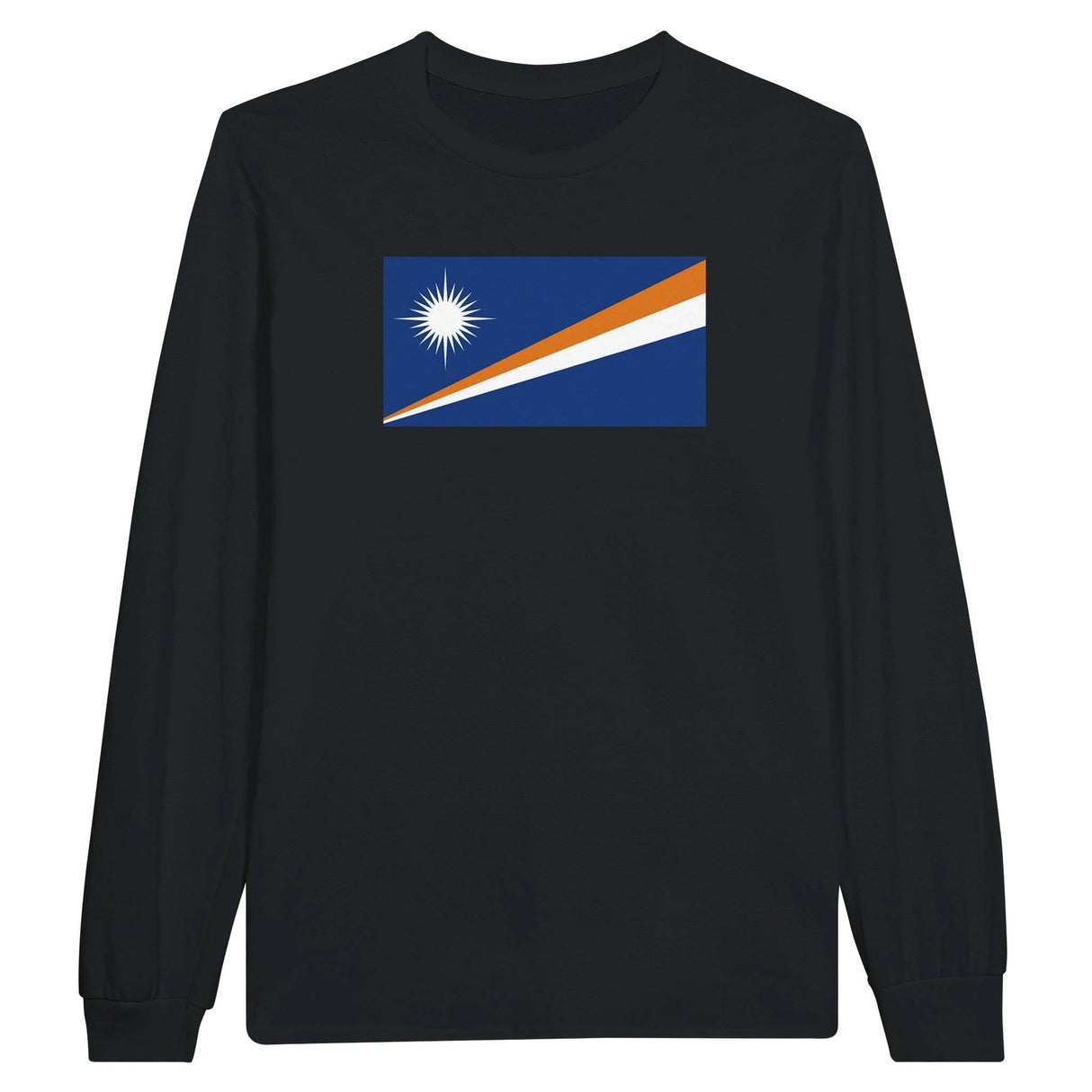 T-shirt à manches longues îles marshall coton mélangé