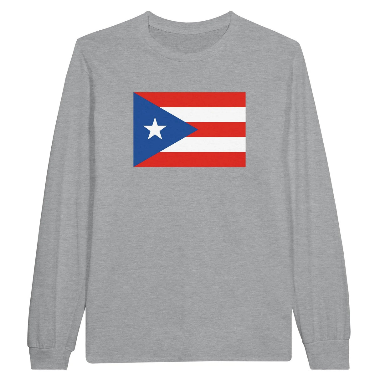 T-shirt à manches longues porto rico coton mélangé imprimé
