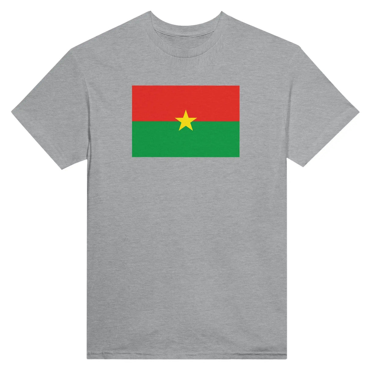 T-shirt burkina faso coton mélangé brodé manches longues