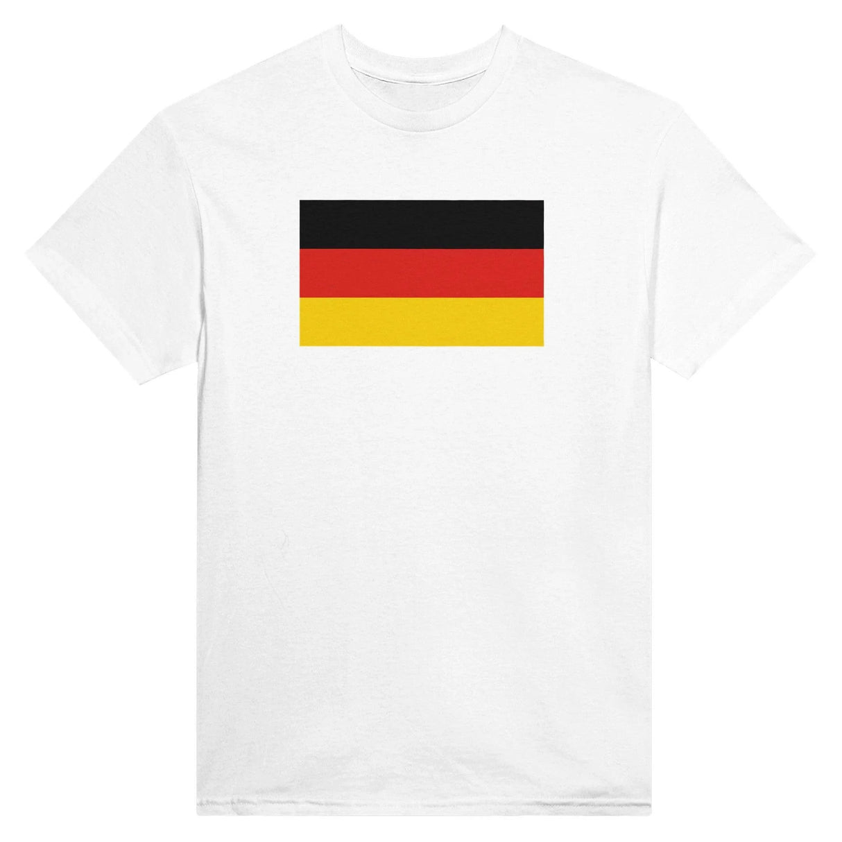 T-shirt drapeau allemagne brodé en coton mélangé manches longues