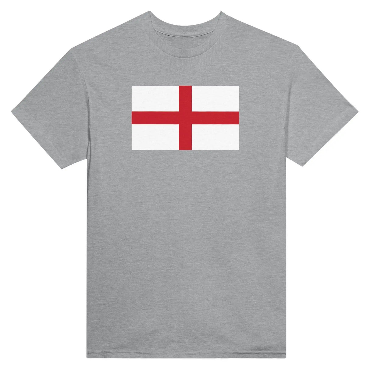 T-shirt drapeau angleterre brodé coton mélangé manches longues