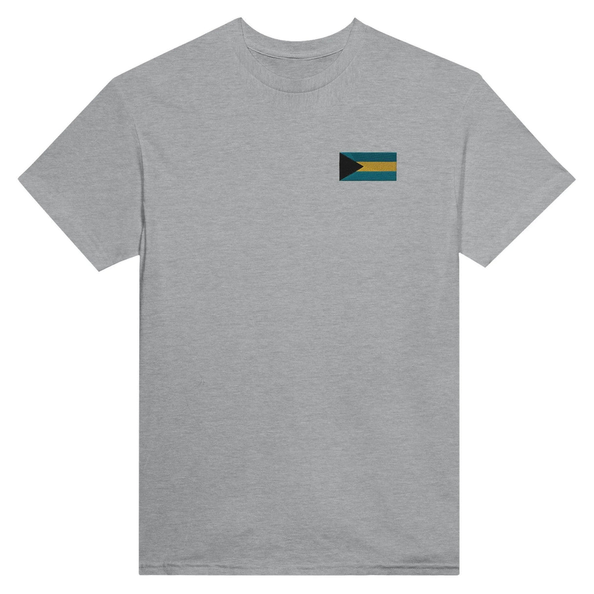 T-shirt drapeau bahamas broderie couleur coton épais