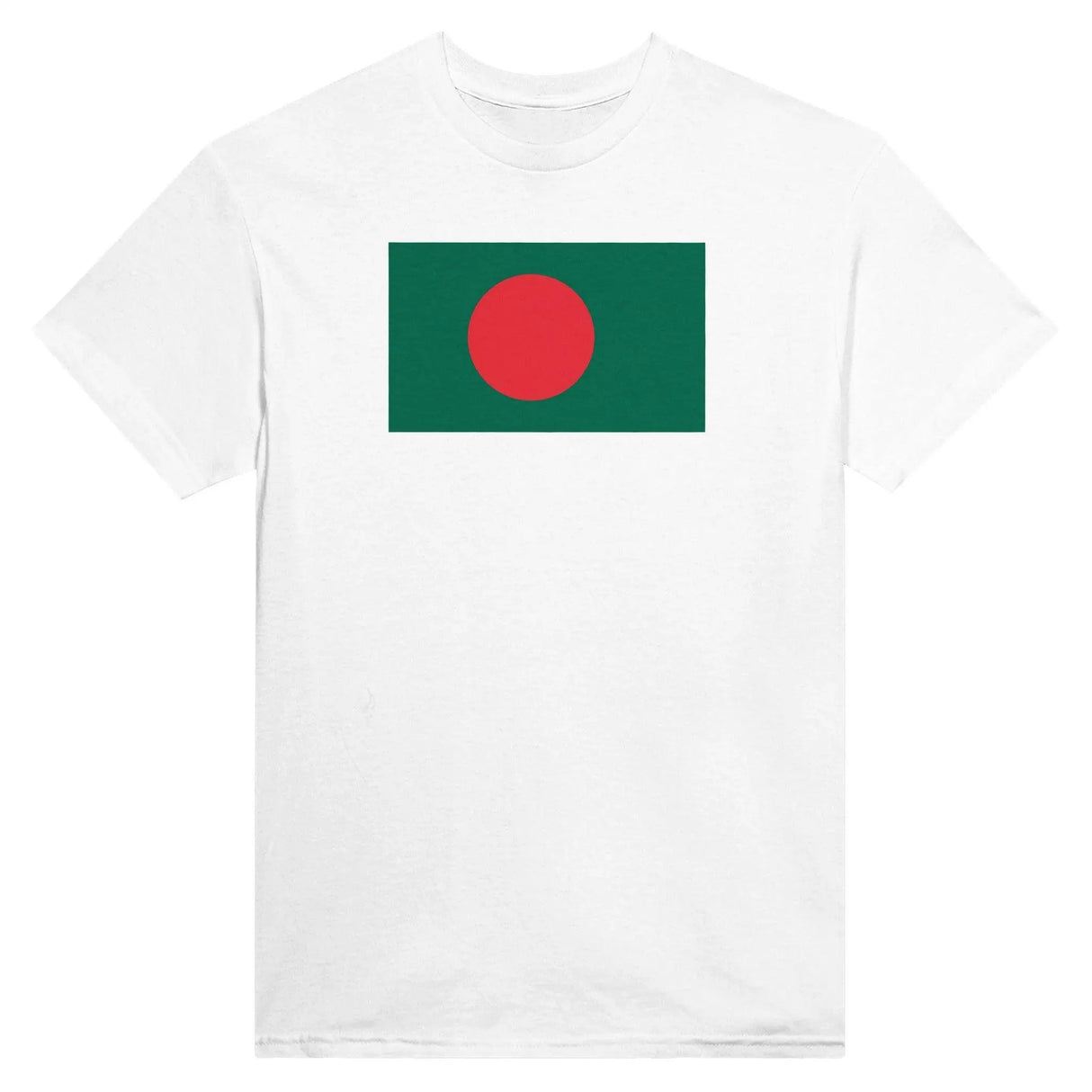 T-shirt drapeau bangladesh brodé coton mélangé élégant