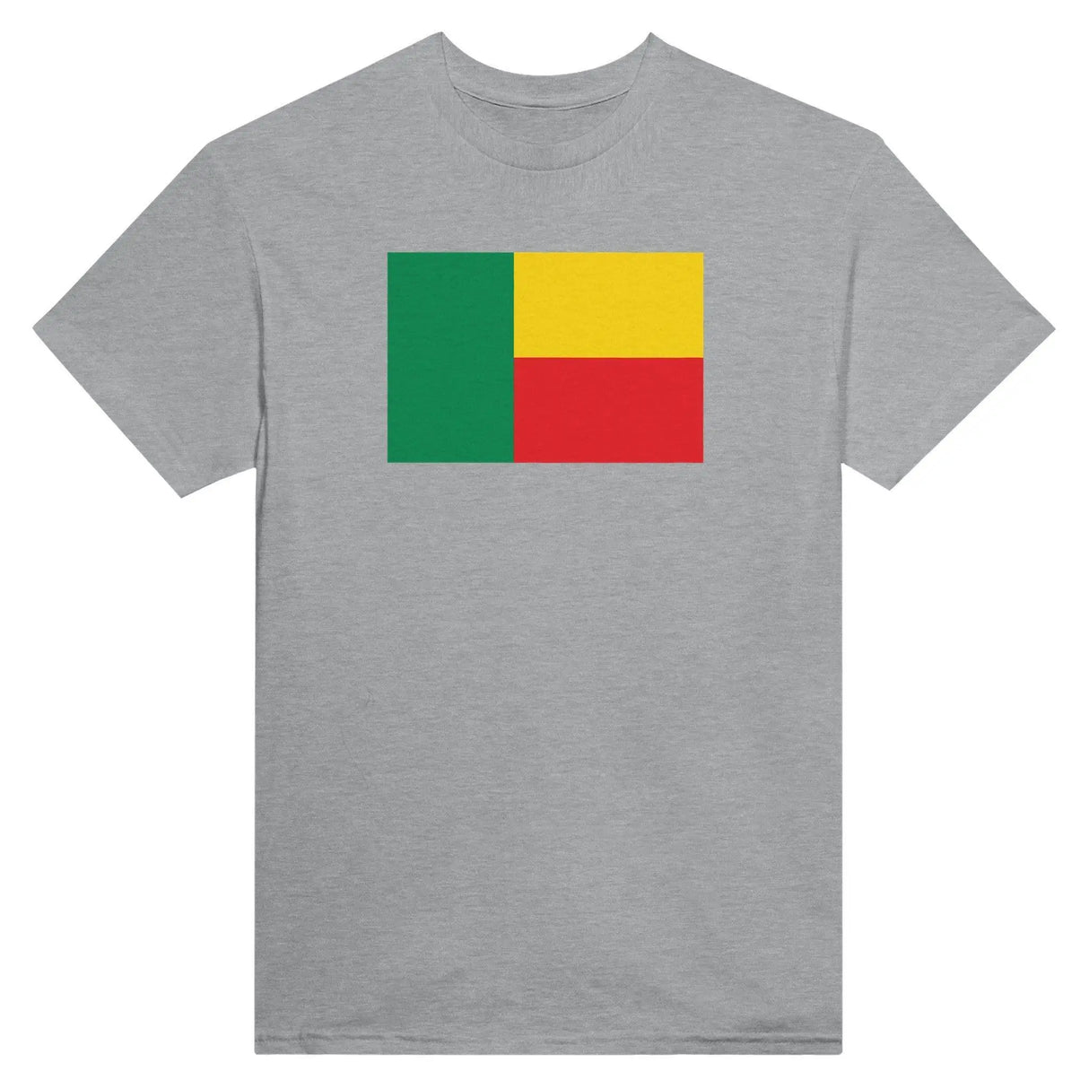 T-shirt drapeau bénin coton mélangé brodé manches longues