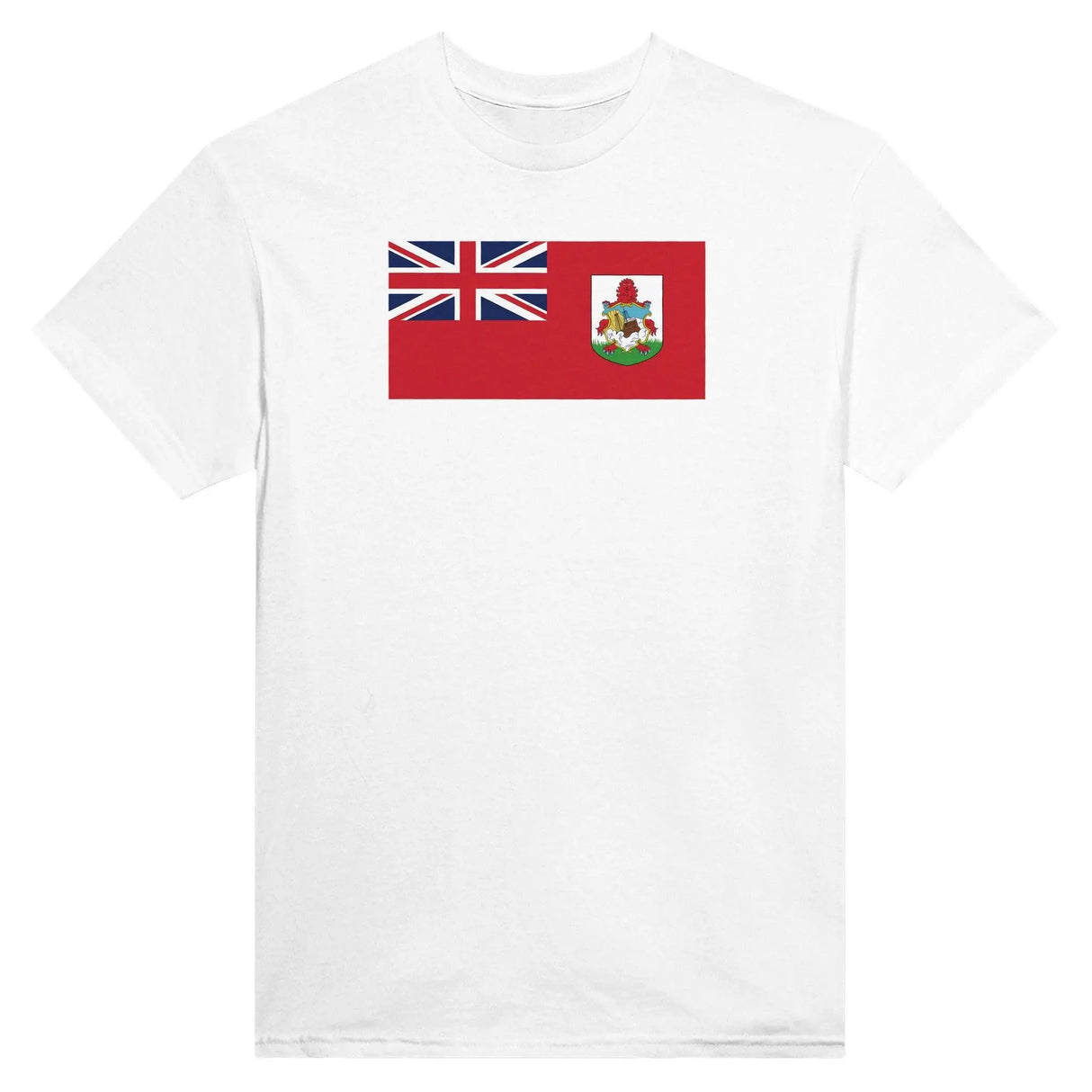 T-shirt drapeau bermudes brodé coton mélangé élégant