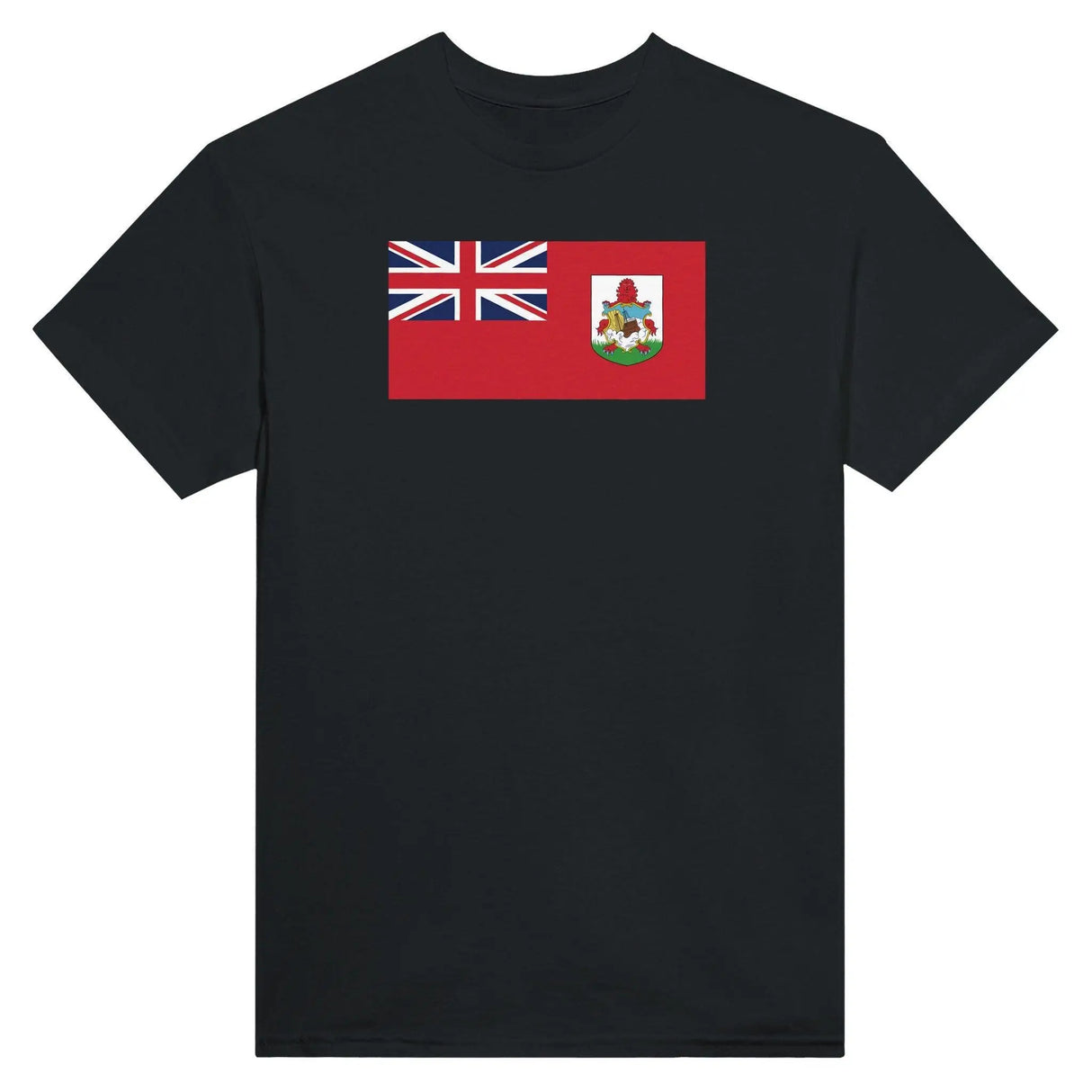 T-shirt drapeau bermudes brodé coton mélangé élégant