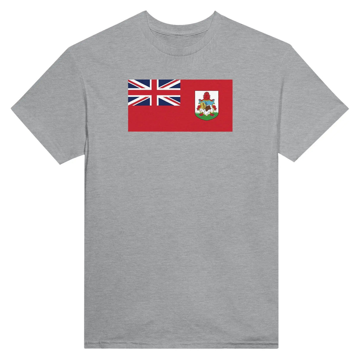 T-shirt drapeau bermudes brodé coton mélangé élégant