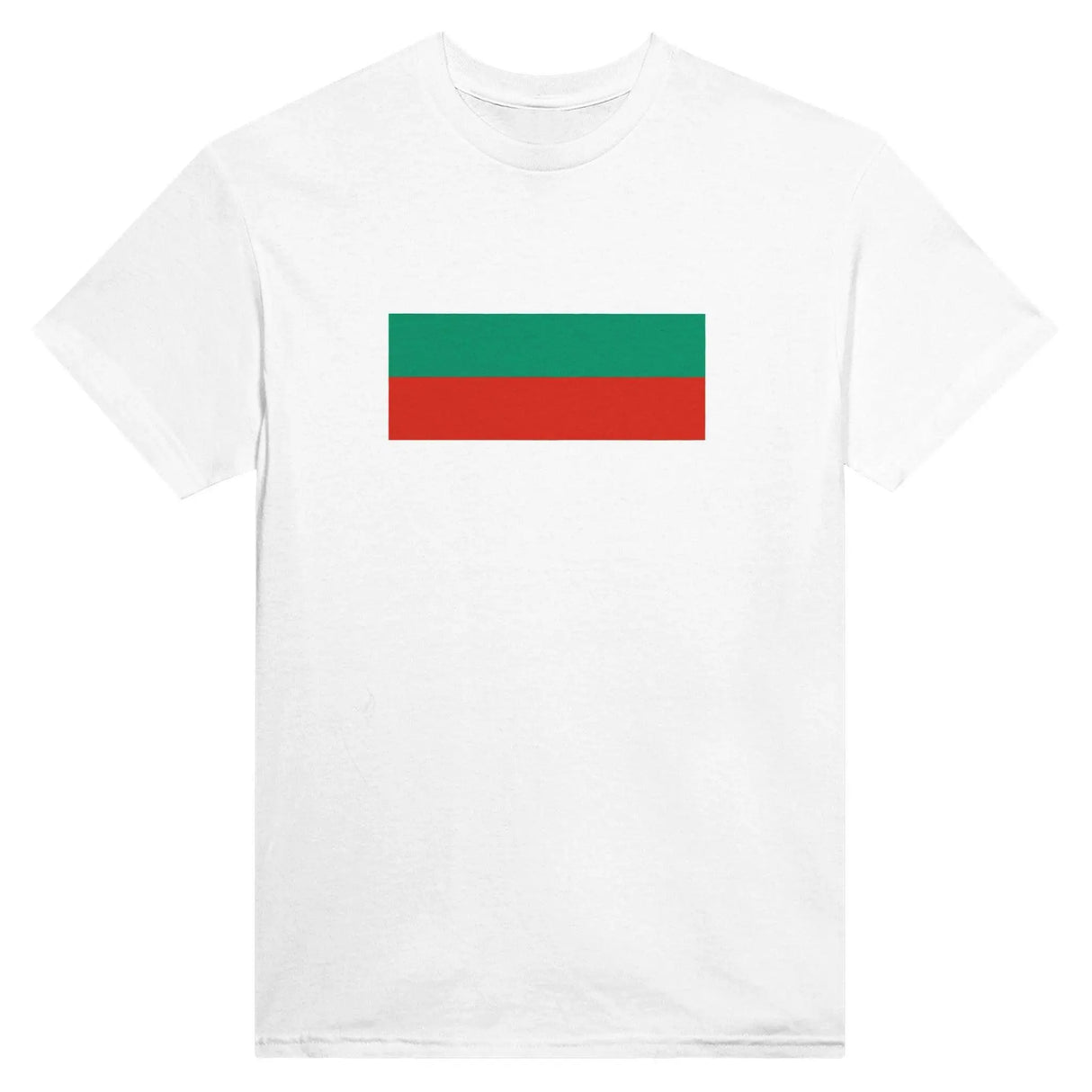 T-shirt drapeau bulgarie coton mélangé brodé manches longues