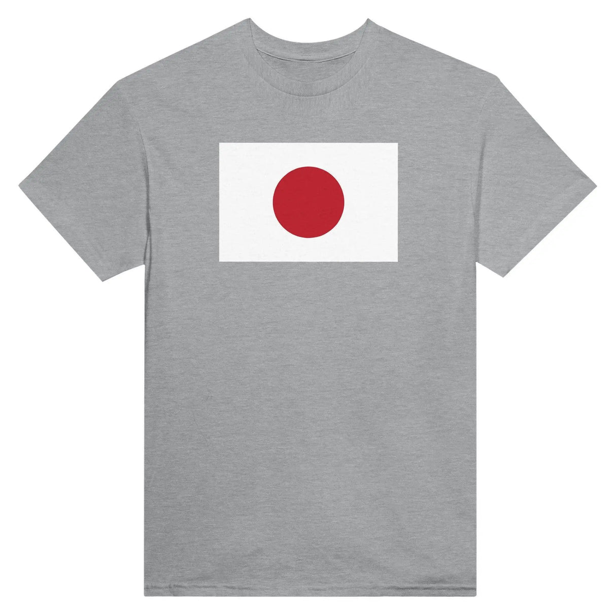 T-shirt drapeau japon coton mélangé brodé manches longues