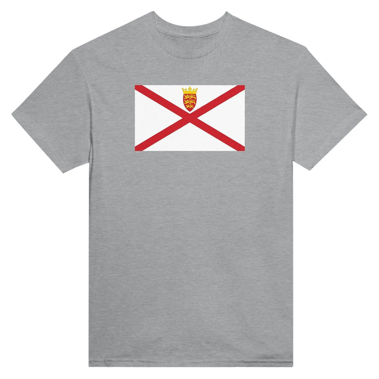 T-shirt drapeau jersey brodé en coton mélangé