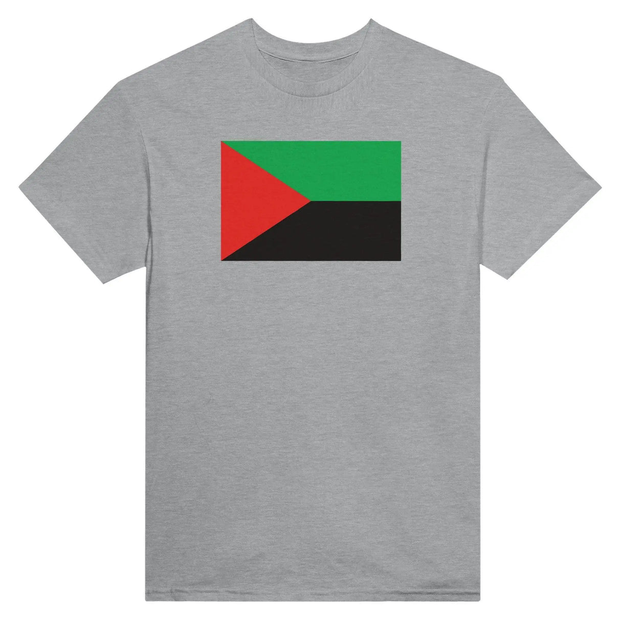 T-shirt drapeau martinique brodé en coton mélangé