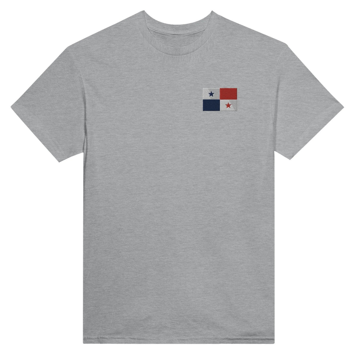 T-shirt drapeau panama broderie couleur coton épais