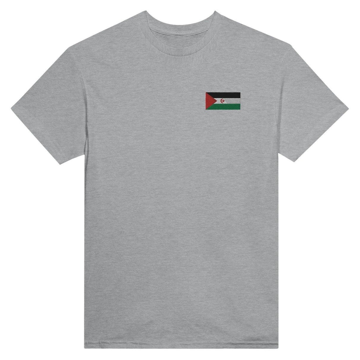 T-shirt drapeau république arabe sahraouie broderie coton