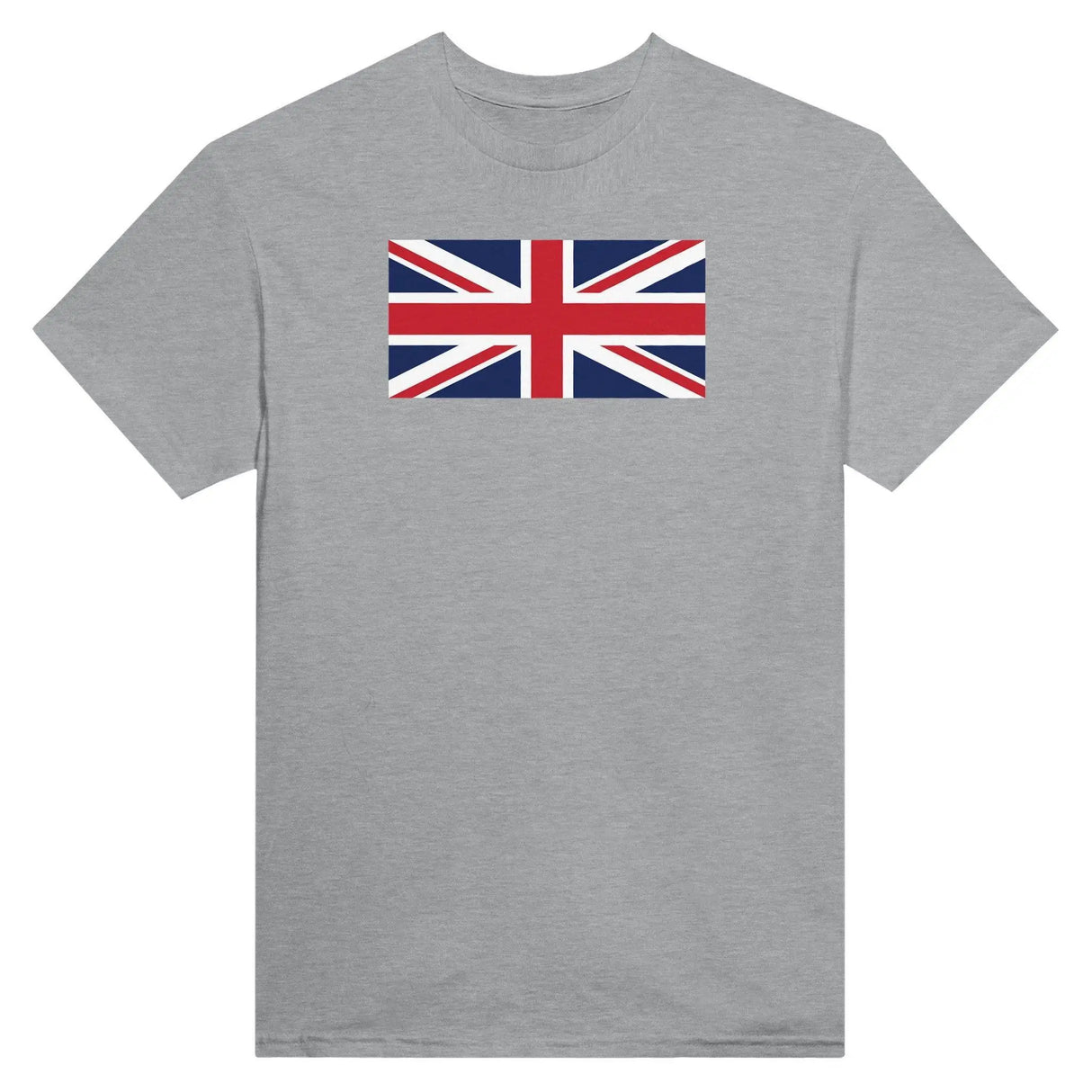T-shirt drapeau royaume-uni brodé coton mélangé élégant